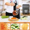 image250W Electric Cheese Grater 5in1 Grater Shredder for SlicingShreddingGrinding 5 Blades with OneTouch Control Salad Maker for Block Cheese Fruits Vegetables BPAFree Easy to CleanTableware