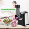 image250W Electric Cheese Grater 5in1 Grater Shredder for SlicingShreddingGrinding 5 Blades with OneTouch Control Salad Maker for Block Cheese Fruits Vegetables BPAFree Easy to CleanTableware