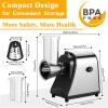 imageElectric Cheese Grater 250W Salad Maker 5 Different Blades for SlicingShreddingGrinding OneTouch Control Compact Kitchen Shredder for Block Cheese Vegetables Fruit BPAFree Easy to Clean
