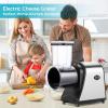 imageElectric Cheese Grater 250W Salad Maker 5 Different Shapes of Blades for ShreddingSlicingGrinding Compact Kitchen Electric Slicer Shredder for Block Cheese Vegetables Fruit Carrots