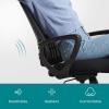 imageHome Office Computer Desk Chair Ergonomic MidBack Mesh Swivel Rolling Work with Wheels Comfortable Lumbar Support Comfy Arms Bedroom Study Dorm Student AdultsNight Black