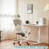 imageHome Office Desk Chair Ergonomic Computer HighBack Mesh Rolling Work Task Chairs with Wheels and Adjustable Headrests Comfy Lumbar Support Armrest for BedroomGrey