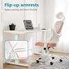 imageHome Office Desk Chair Ergonomic Computer HighBack Mesh Rolling Work Task Chairs with Wheels and Adjustable Headrests Comfy Lumbar Support Armrest for BedroomPink