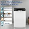 imageNictemaw 178Lbs Portable Washing Machine 24 Cuft Compact FullAutomatic Washer with Drain Pump 8 Water Level ampamp 10 Programs Portable Washer and Dryer for Home Apartment RV Dorms178 LbsWhite Grey