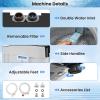 imageNictemaw 20Lbs Portable Washing Machine 28 Cuft Full Automatic Portable Washer with 4 Wash Programs 4 Water Levels ampamp 3 Temps ampamp Drain Pump Compact Laundry Washer Dryer Combo for Apartment Dorm RVOffwhite