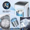 imageNictemaw 20Lbs Portable Washing Machine 28 Cuft Full Automatic Portable Washer with 4 Wash Programs 4 Water Levels ampamp 3 Temps ampamp Drain Pump Compact Laundry Washer Dryer Combo for Apartment Dorm RVOffwhite