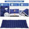 imageNictemaw Camping Cot  Folding Camping Cots for Sleeping Quality Portable 900 LBS Heavy Duty Double Layer Oxford Camping Cots for Adults ampamp Kids Portable Travel Camp Cots for CampOfficeHome  Blue