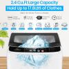 imageNictemaw Portable Washing Machine 156Lbs Portable Washer 21 Cuft Full Automatic Washing Machine with 10 Programs 8 Water Levels LED Display Drain Pump Ideal for Apartment Home RVsGrey Black