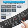 imageNictemaw Portable Washing Machine 178Lbs Portable Washer with Drain Pump 24 Cuft Full Automatic Washer and Dryer Combo 10 Programs 8 Water Levels LED Display for Home Apartment RV