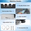 imageNictemaw Portable Washing Machine 20Lbs Capacity Full Automatic Portable Washer 28Cuft Compact Washer Dryer Combo with 4 Wash Programs 4 Water Levels 3 Water Temp ampamp Drain Pump for Home RV DormOffwhite