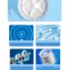 imageNictemaw Portable Washing Machine 20Lbs Capacity Full Automatic Portable Washer 28Cuft Compact Washer Dryer Combo with 4 Wash Programs 4 Water Levels 3 Water Temp ampamp Drain Pump for Home RV DormOffwhite
