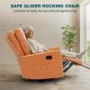 imageRecliner Chair for Living Room Leather Recliners Home Theater Seating with Lumbar Support with Adjustable Backrest and Footrest Modern Living Room Furniture with Padded Seat Backrest BlackBrown