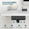 imageStanding Desk Adjustable Height Electric Sit Stand Up Down Computer Table 40x24 Inch Ergonomic Rising Modern Lift Motorized Gaming Desktop Workstation for Work Home Office NaturalModern White
