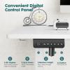 imageStanding Desk Adjustable Height Electric Sit Stand Up Down Computer Table 40x24 Inch Ergonomic Rising Modern Lift Motorized Gaming Desktop Workstation for Work Home Office NaturalWhite