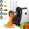 imageNictemaw Electric Cheese Grater 250W Cheese Shredder Professional Electric Slicer Shredder for Potatoes Carrots Veggies UpgradedL