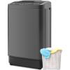 imageNictemaw Portable Washing Machine 178Lbs Portable Washer with Drain Pump 24 Cuft Full Automatic Washer and Dryer Combo 10 Programs 8 Water Levels LED Display for Home Apartment RV