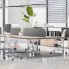 imageHome Office Desk Chair Ergonomic Computer Managerial Executive Chairs MidBack Work Swivel Task Chairs with Wheels Lumbar Support Comfy Flipup Armrest for Gaming Study StudentLight Pink