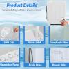 imageNictemaw Portable Washing Machine 30Lbs Capacity Washer and Dryer Combo 2 In 1 Compact Twin Tub Laundry Washer 19Lbs ampamp Spinner 11Lbs with Drain Pump Time Control for Apartment Dorms RV White