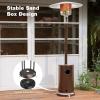 image48000 BTU Propane Heater Outdoor Patio Heaters with Sand Box Patio Heater Deck Porch for Outdoor Use Camping Backyard Commercial with heels DoubleLayer Stainless Steel Burner 87quot HHeater with Sand Box
