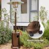 image48000 BTU Propane Heater Outdoor Patio Heaters with Sand Box Patio Heater Deck Porch for Outdoor Use Camping Backyard Commercial with heels DoubleLayer Stainless Steel Burner 87quot HHeater with Sand Box
