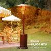 image48000 BTU Propane Heater Outdoor Patio Heaters with Sand Box Patio Heater Deck Porch for Outdoor Use Camping Backyard Commercial with heels DoubleLayer Stainless Steel Burner 87quot HHeater with Sand Box