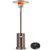 image48000 BTU Propane Heater Outdoor Patio Heaters with Sand Box Patio Heater Deck Porch for Outdoor Use Camping Backyard Commercial with heels DoubleLayer Stainless Steel Burner 87quot HHeater with Sand Box