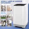 image178Lbs Portable Washing Machine Nictemaw Portable Washer 23 Cuft Washer and Dryer Combo with Drain Pump 10 Programs 8 Water Level Compact Laundry Washer for Home Apartment RV DormsWhiteGrey