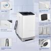 image178Lbs Portable Washing Machine Nictemaw Portable Washer 23 Cuft Washer and Dryer Combo with Drain Pump 10 Programs 8 Water Level Compact Laundry Washer for Home Apartment RV DormsWhiteGrey