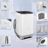 image178Lbs Portable Washing Machine Nictemaw Portable Washer 23 Cuft Washer and Dryer Combo with Drain Pump 10 Programs 8 Water Level Compact Laundry Washer for Home Apartment RV DormsWhiteGrey