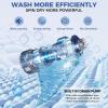 image178Lbs Portable Washing Machine Nictemaw Portable Washer 23 Cuft Washer and Dryer Combo with Drain Pump 10 Programs 8 Water Level Compact Laundry Washer for Home Apartment RV DormsWhiteGrey