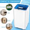 imageNictemaw Portable Washing Machine 178Lbs 23 Cuft Full Automatic Laundry Machine with 8 Programs 3 Water Temps 3 Water Levels Selections Small Washing Machine for Apartment Home Dorms Rv