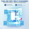imageNictemaw Portable Washing Machine 20Lbs Capacity FullAutomatic Portable Washer Machine 28Cuft Washer and Dryer Combo with with Drain Pump 10 Programs 8 Water Levels for Apartment Dorms RVDark Grey