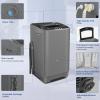imageNictemaw Portable Washing Machine 178Lbs Large Capacity 24 Cuft Portable Washer Machine with 10 Programs and 8 Water Levels Selections Mini Washing Machine for Apartment Dorms RvGlass Cover