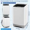 imageNictemaw Portable Washing Machine 156Lbs Capacity Portable Washer with Drain Pump 21Cuft FullAutomatic Compact Washer with 10 Programs 8 Water Level for Home Apartment RV Dorms178Lbs