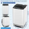 imageNictemaw Portable Washing Machine 156Lbs Capacity Portable Washer with Drain Pump 21Cuft FullAutomatic Compact Washer with 10 Programs 8 Water Level for Home Apartment RV Dorms156lbs
