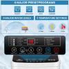imageNictemaw Portable Washing Machine 156Lbs Capacity Portable Washer with Drain Pump 21Cuft FullAutomatic Compact Washer with 10 Programs 8 Water Level for Home Apartment RV Dorms20Lbs