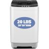 imageNictemaw Portable Washing Machine 20Lbs Capacity FullAutomatic Portable Washer 28Cuft Washer and Dryer Combo with Drain Pump 10 Programs ampamp 8 Water Levels for Apartment Dorms RV20Lbs