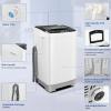 imageNictemaw Portable Washing Machine 20Lbs Capacity 28 Cuft Portable Washer and Dryer Combo with 10 Programs and 8 Water Level Selections Compact Washer Machine for Apartments Dorms RvGlass Cover178Lbs