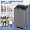 imageNictemaw Portable Washing Machine 20Lbs Capacity FullAutomatic Portable Washer Machine 28Cuft Washer and Dryer Combo with 10 Programs ampamp 8 Water Levels for Apartment Dorms RVGlass Cover20Lbs