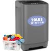 imageNictemaw Portable Washing Machine 20Lbs Capacity FullAutomatic Portable Washer Machine 28Cuft Washer and Dryer Combo with 10 Programs ampamp 8 Water Levels for Apartment Dorms RVGlass Cover20Lbs