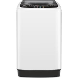 imageNictemaw Portable Washing Machine 20Lbs Capacity FullAutomatic Portable Washer 28Cuft Washer and Dryer Combo with 10 Programs 8 Water Levels Laundry Machine for Apartment Dorms RVGlass Cover