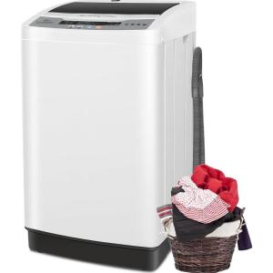 imageNictemaw Portable Washing Machine 20Lbs Portable Washer Machine with Drain Pump 28 Cuft Compact Washer with 10 Programs 8 Water Levels Small Washing Machine for Apartment Home Dorms RvWhite