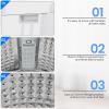 imageNictemaw Portable Washing Machine 178Lbs Full Automatic Portable Washer with 10 Programs ampamp 8 Water Levels Compact Laundry Washer and Dryer Combo with Drain Pump Energy Saving for ApartmentDormRVLight Grey
