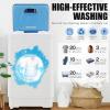image:imageNictemaw Portable Washing Machine 178Lbs Capacity Full Automatic Portable Washer 23 Cuft Portable Washer Dryer Combo with 8 Cycles LED Display Drain Pump for Apartment Dorm RV