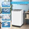 image:imageNictemaw Portable Washing Machine 178lbs Full Automatic Portable Washer Builtin Drain Pump 24 CuFt Compact Laundry Washer with 10 Programs 8 Water Levels LED Display for Apartment Dorms Rv