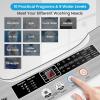 image:imageNictemaw Portable Washing Machine 178lbs Full Automatic Portable Washer Builtin Drain Pump 24 CuFt Compact Laundry Washer with 10 Programs 8 Water Levels LED Display for Apartment Dorms Rv