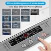 image:imageNictemaw Portable Washing Machine 18 Cuft Compact Laundry Washer with 10 Programs 8 Water Levels LED Display Builtin Drain Pump 135 Lbs Full Automatic Portable Washer for Apartments RV Dorms