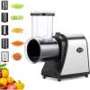 image:imageElectric Cheese Grater 250W Electric Slicer Shredder with 5 Different Shapes of Blades Electric Salad Maker for Home Kitchen Use Electric Cheese Grater for Block Cheese Fruits Vegetables