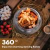image:imageSmug Table Fire Pit Smokeless Fireplace with Carrying Bag 7inches Outdoor Fireplace with Stand Portable Stove Tabletop Smores Fire Pits for Patio Camping Argent
