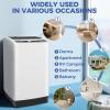 image:imageNictemaw Portable Washing Machine 20Lbs Capacity FullAutomatic Portable Washer 28Cuft Washer and Dryer Combo with Drain Pump LED Display 10 Programs amp 8 Water Levels for Apartments Dorms RvWhite
